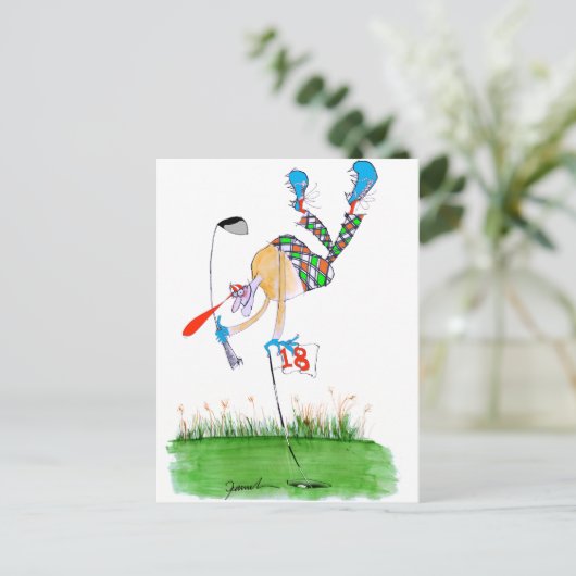 Carte Postale une fête - golf, tony fernandes (Debout devant)