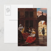 Carte Postale Une fête musicale, 1677 (Devant / Derrière)