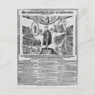 Carte Postale Une feuille de route allemande représentant Adolph