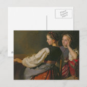 Carte Postale Une fille de Probsteier, 1844 (Devant / Derrière)