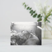 Carte Postale Une fille et son chien... (Debout devant)