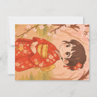 Une fille japonaise mignonne dans un jardin de fle