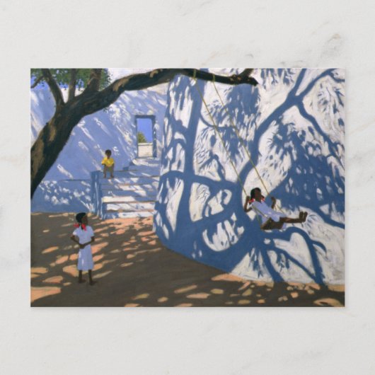 Carte Postale Une fille sur une aile Inde 2000 (Devant)