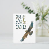 Carte Postale une fois un aigle toujours un aigle (Debout devant)