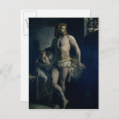 Carte Postale Une Gaule et sa fille emprisonnés à Rome, 1847 (Devant / Derrière)