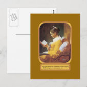 Carte Postale Une Heure De Lecture (Devant / Derrière)