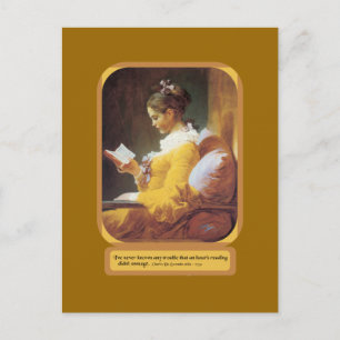 Carte Postale Une Heure De Lecture
