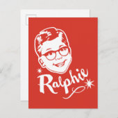 Carte Postale Une histoire de Noël | Ralphie (Devant / Derrière)