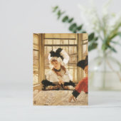 Carte Postale Une histoire ennuyeuse par James Tissot, Vintage F (Debout devant)