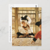 Carte Postale Une histoire ennuyeuse par James Tissot, Vintage F (Devant / Derrière)