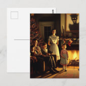Carte Postale Une horreur Déplaisante de Noël hantée (Devant / Derrière)