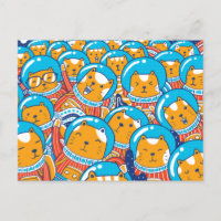 Une illustration mignonne d'une foule de chatstron