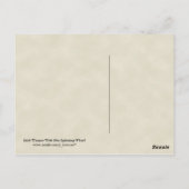 Carte Postale Une Irlandaise Avec Sa Roue À Roues (Dos)