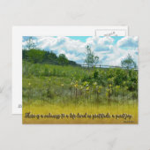 Carte Postale Une Joie Tranquille (Devant / Derrière)