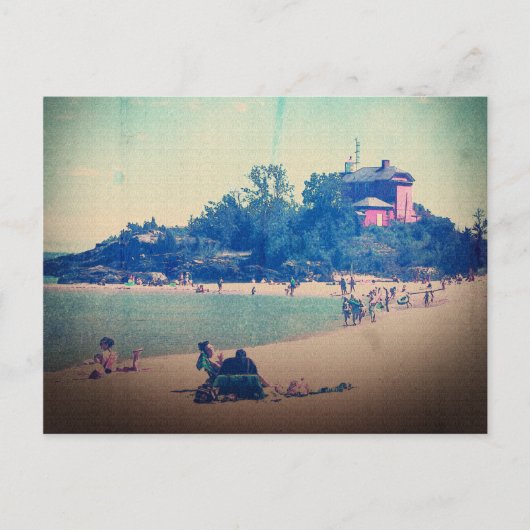 Carte Postale Une Journée À La Plage (Devant)