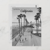 Carte Postale Une journée à la plage à Oceanside en Californie (Devant / Derrière)