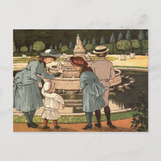 Carte Postale " Une journée à Versailles" (Devant)