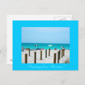 Carte Postale Une journée au paradis (Devant / Derrière)