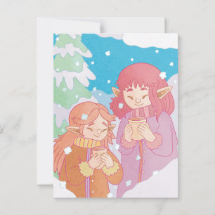 Carte Postale Une journée d'hiver agréable