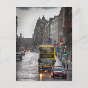 Carte Postale Une journée pluvieuse à Dublin