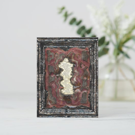 Carte Postale Une larme (Debout devant)