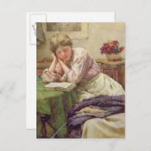 Carte Postale Une lecture tranquille (Devant / Derrière)
