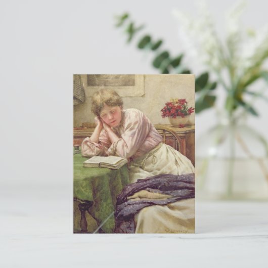 Carte Postale Une lecture tranquille (Debout devant)