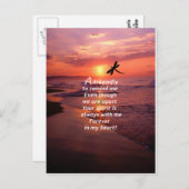 Carte Postale Une libellule pour me rappeler (Devant / Derrière)