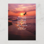 Carte Postale Une libellule pour me rappeler (Devant)