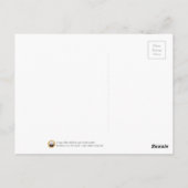 Carte Postale Une loutre de mer qui refroidit dans l'eau (Dos)