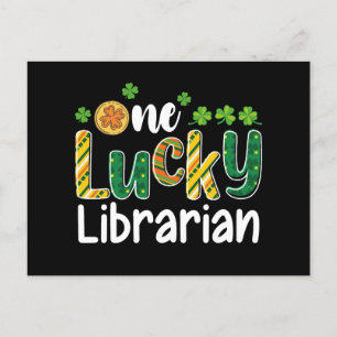 Carte Postale Une Lucky Librarian School St Patrick's Day