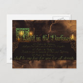 Carte Postale Une lumière dans l'obscurité (Devant / Derrière)
