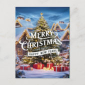 Carte Postale Une magie de Noël éclatante (Devant)