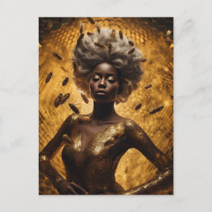 Carte Postale Une magnifique déesse des abeilles à miel