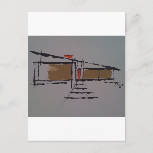 Carte Postale Une maison Eichler sur une T #1 (Devant)