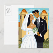 Carte Postale Une mariée et une chambre (Devant / Derrière)