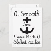 Carte Postale Une mer lisse (Devant / Derrière)