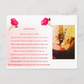 Carte Postale Une mère aimant la prière (Devant)