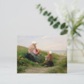 Carte Postale Une mère et ses petits enfants (Debout devant)