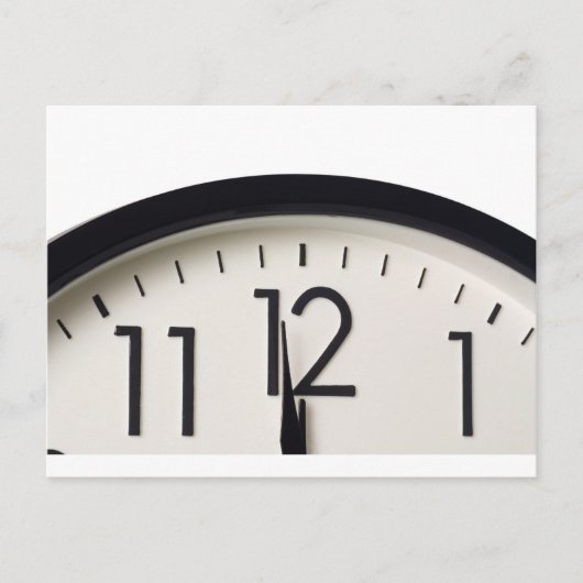 Carte Postale Une minute à minuit (Devant)