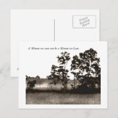 Carte Postale Une minute trop tôt peut être un Min... (Devant / Derrière)