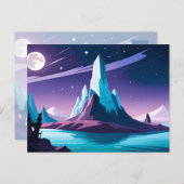 Carte Postale Une Montagne de Minuit (Devant / Derrière)