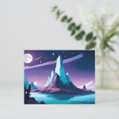 Carte Postale Une Montagne de Minuit (Debout devant)