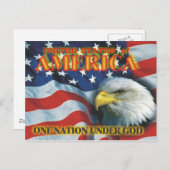 CARTE POSTALE UNE NATION (Devant / Derrière)