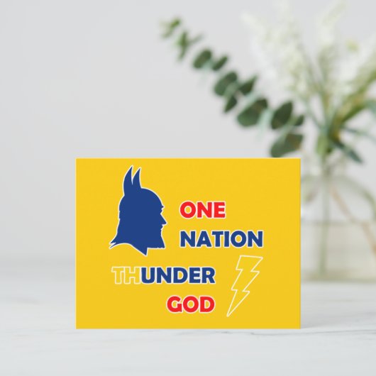 Carte Postale Une nation Thunder God (Debout devant)