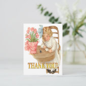 Carte Postale Une note de remerciement pour vous (Debout devant)