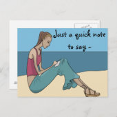 CARTE POSTALE UNE NOTE RAPIDE À DIRE (Devant / Derrière)