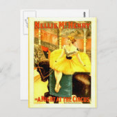 Carte Postale Une nuit au cirque (Devant / Derrière)