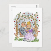 Carte Postale Une nuit chante à Berkeley Carré (Devant / Derrière)