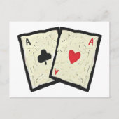 Carte Postale Une Paire D'As (Devant)